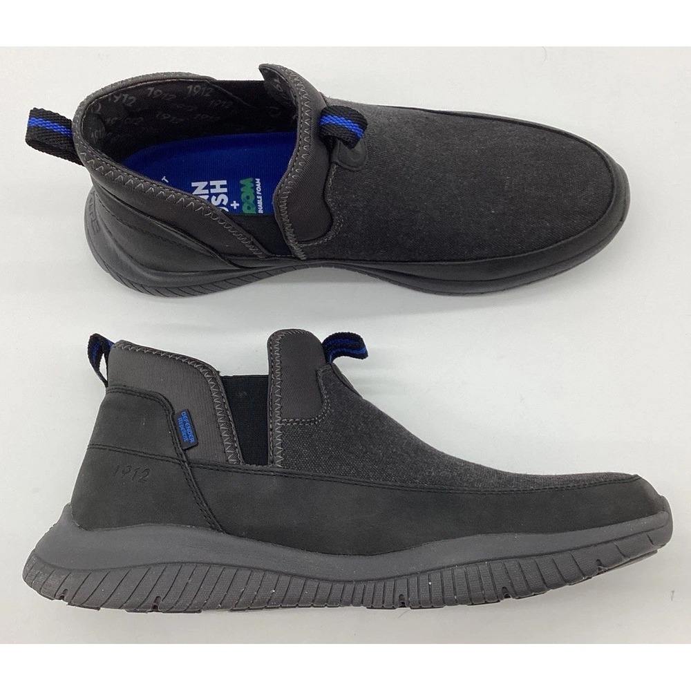 Nunn Bush Trekker Moc Toe Chelsea Walking Boot Black Mens Size 11 Wide 85083-00